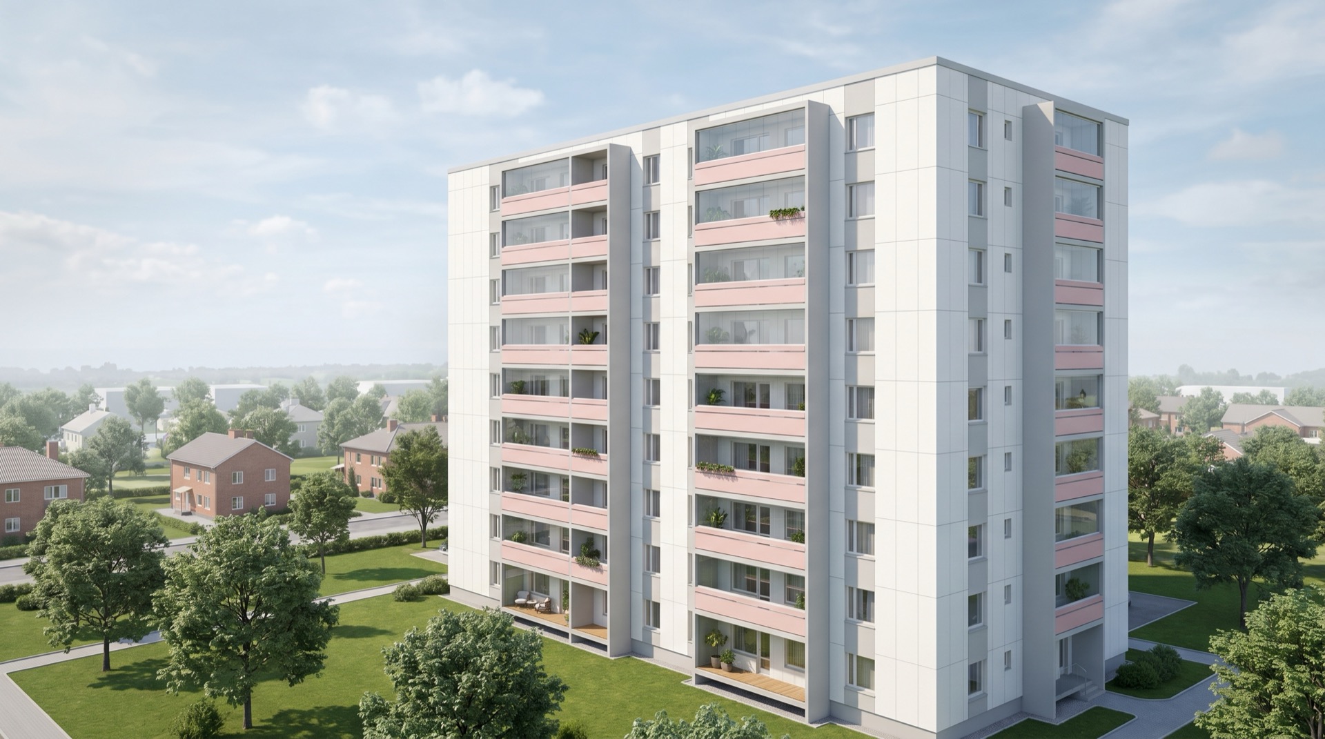 Architektur-Visualisierung Quartier39 · Siemensstraße 39 · 60 Wohneinheiten
